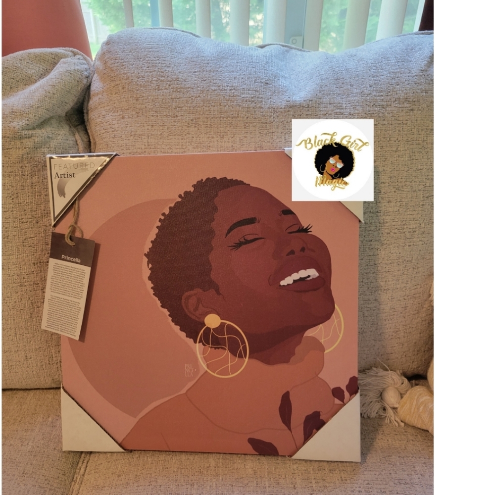 Black Girl Joy Wall Art